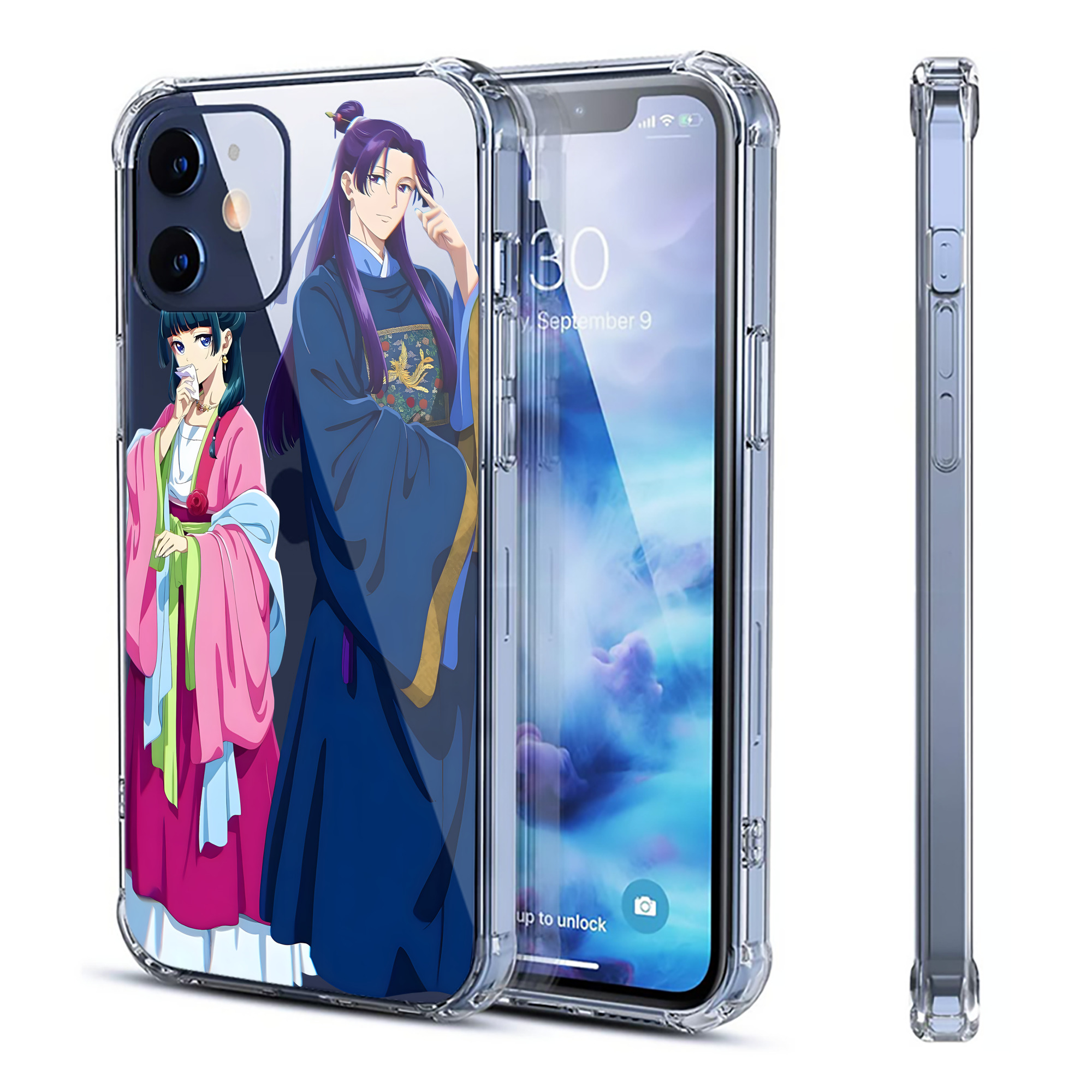 （画像用） 薬屋のひとりごと The Apothecary Diaries 【iPhone 12シリーズ対応】透明スマホケース（クリアソフトケース）